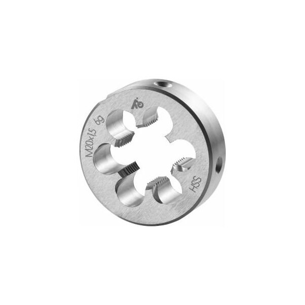 Holex M20X1.5 HSS Round Die, Closed/Pre-Slit Form 141070 20X1,5 - main